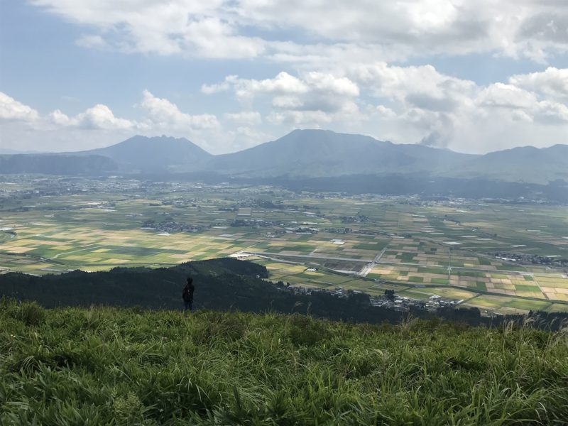 阿蘇山からの景色